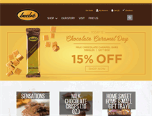 Tablet Screenshot of bedrechocolates.com